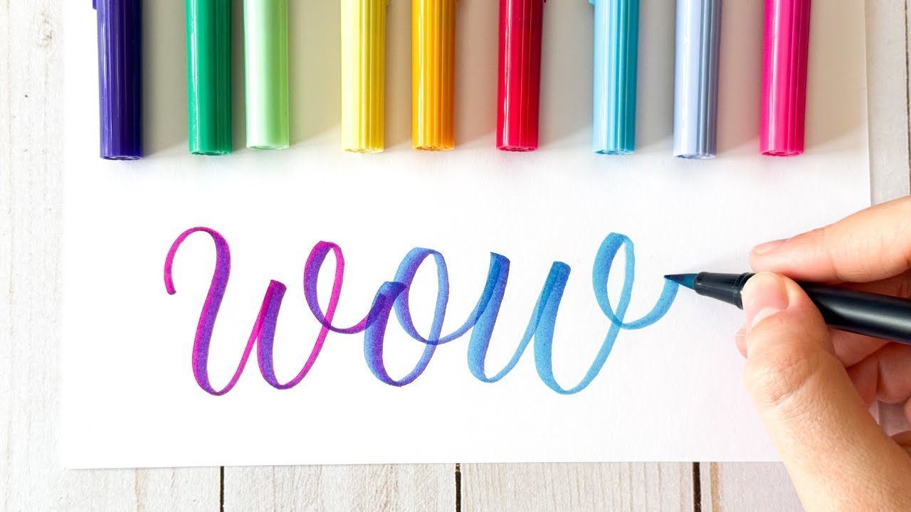 5 fun & EASY ways to blend with brush markers