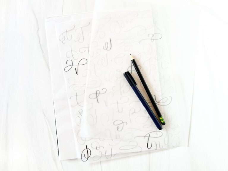 6 Ways to Use Tracing Paper for Your Lettering