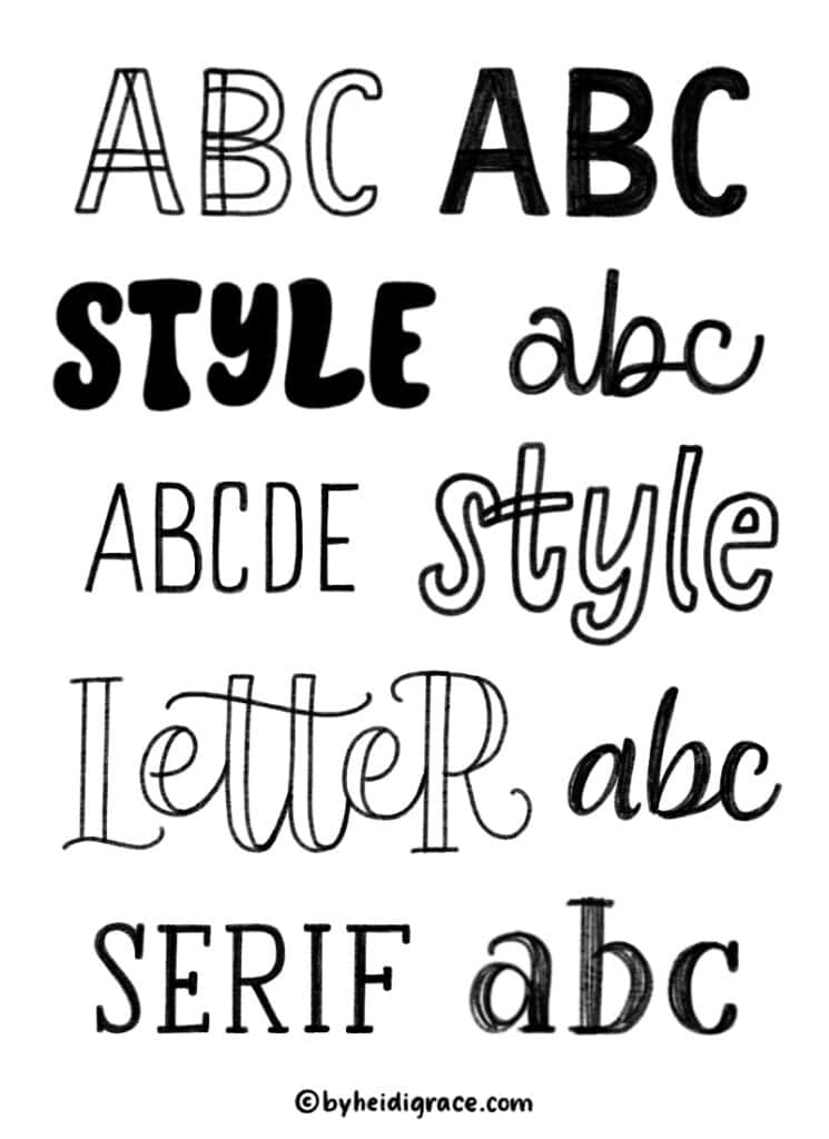 9 Important Things About Hand Lettering You May Not Know By Heidi Grace