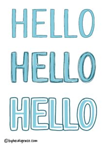 21 Easy Ways to Embellish Hand Lettering - By Heidi Grace