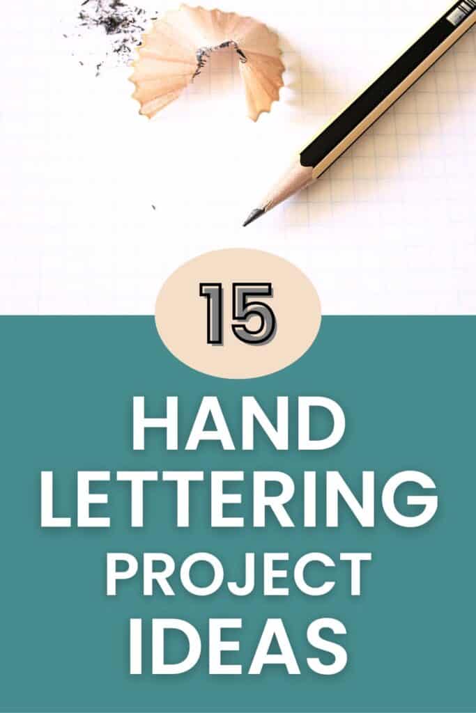 hand lettering project ideas