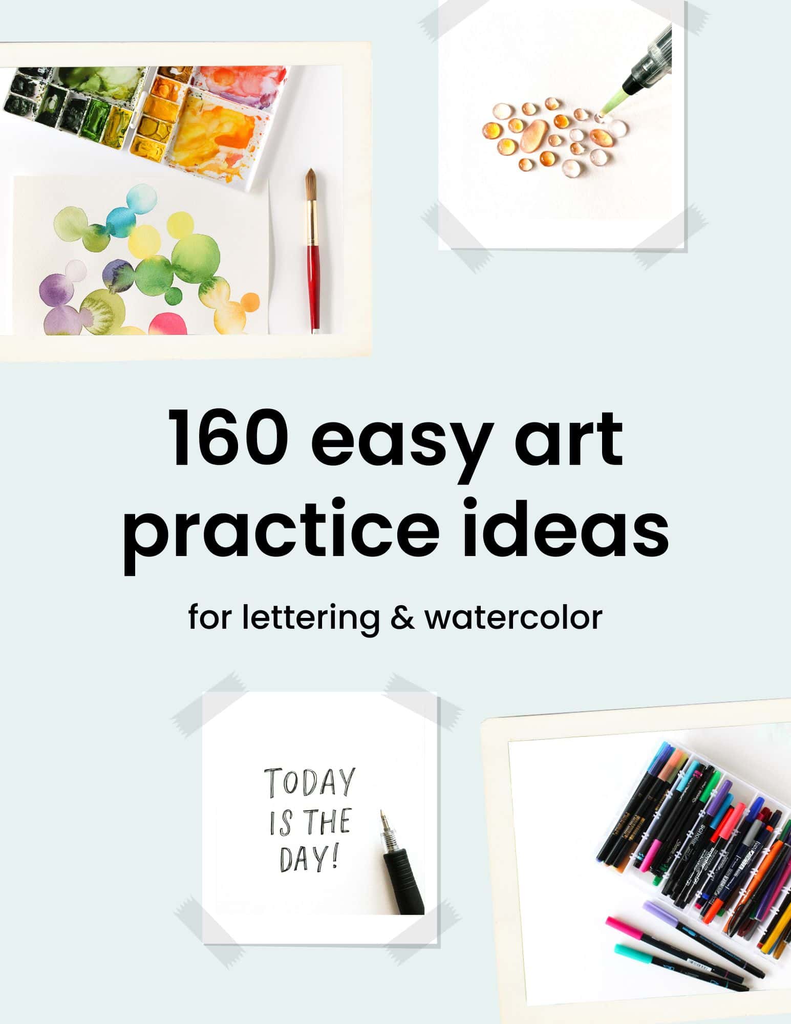 FREE Download: 160 Art Practice Prompts - By Heidi Grace