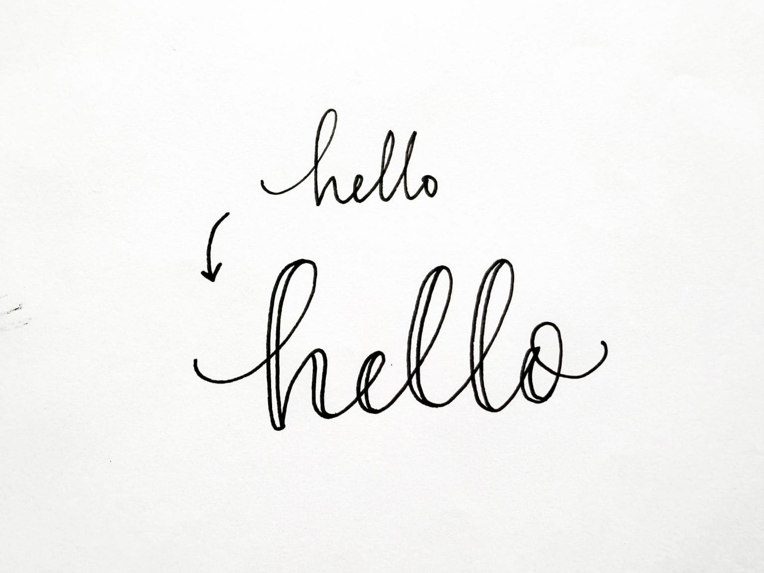 How to Do Calligraphy with ANY Pen (faux calligraphy tutorial) - By ...