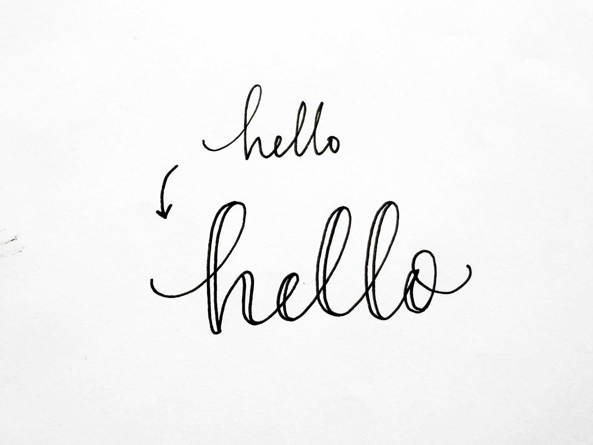 How to Do Calligraphy with ANY Pen (faux calligraphy tutorial) - By ...