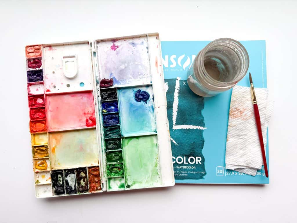 watercolor painting basic supplies