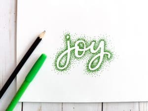How to Do Hand Lettering with Just Dots!
