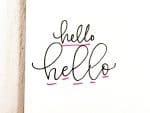 Cute and Loopy Cursive Handwriting Style Tutorial - By Heidi Grace